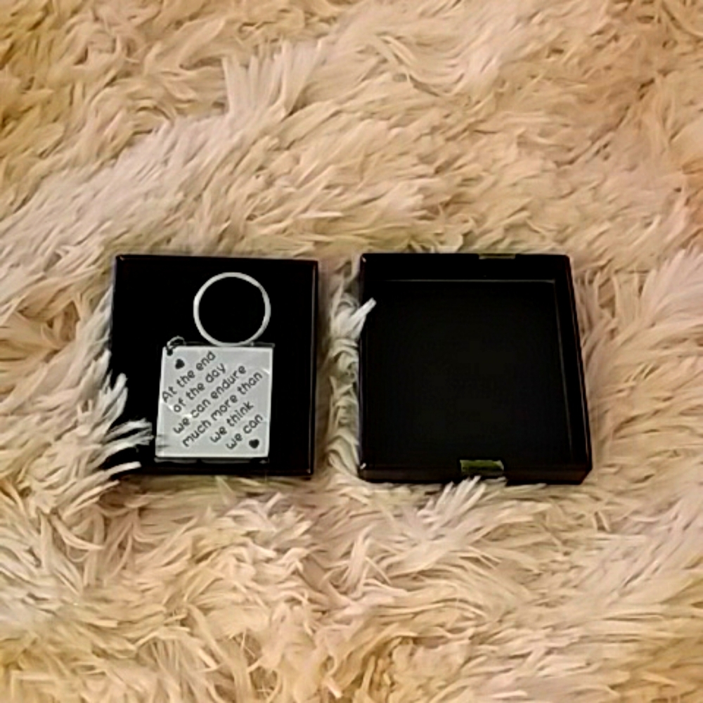 Brand New Inspirational Keychain & Gift Box Set